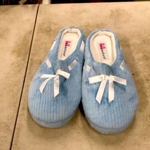 Blue slippers